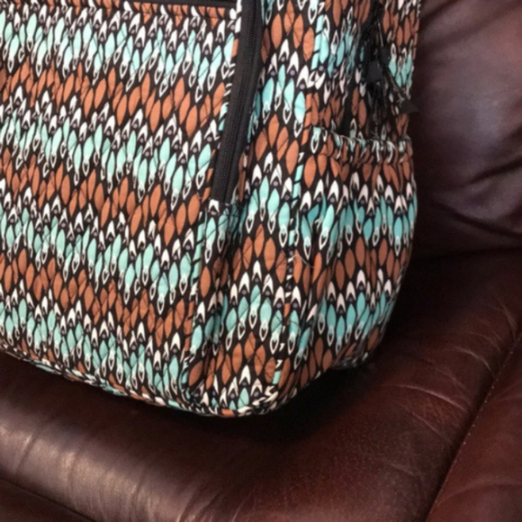 NWT Vera Bradley sierra stream campus backpack - Picture 4 of 4